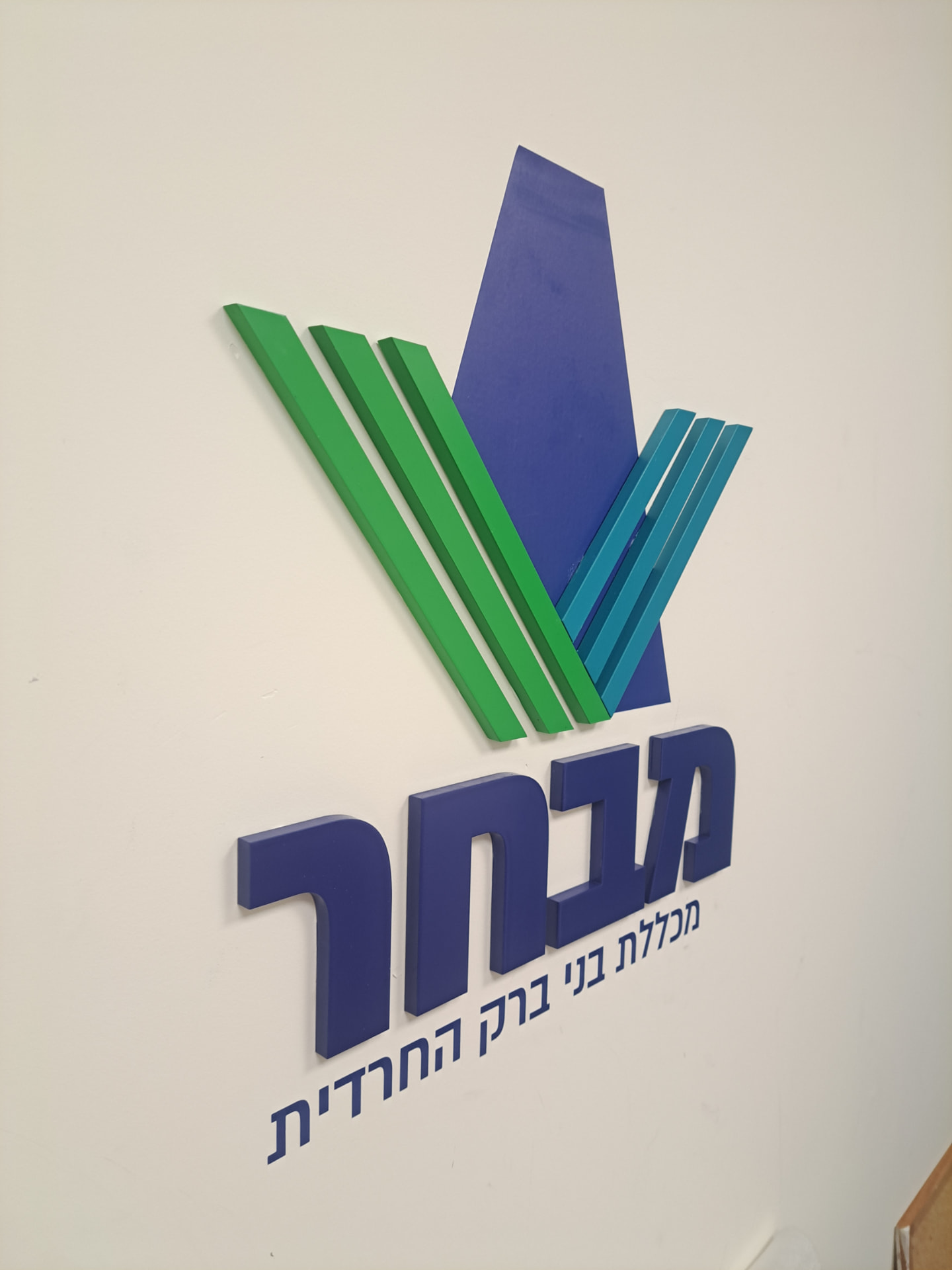 פרויקט שילוט וקישוט קיר במוסד חינוכי